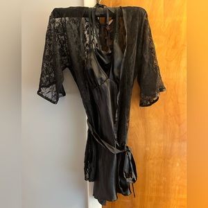 NWOT Dream girl black Lingerie set - medium